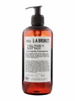 Vartalonhoito|Vartalonhoito-L:A Bruket № 69 Lemongrass Hand & Body Wash -nestesaippua 450 ml