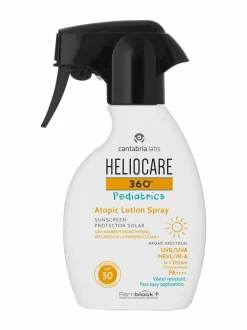 Aurinkotuotteet-Heliocare 360º Pediatrics Atopic Lotion Spray SPF 50 -vartalosuihke, 250ml
