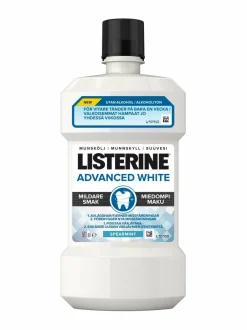 Suuvedet-Listerine Advanced White Mouthwash -alkoholiton suuvesi 500 ml
