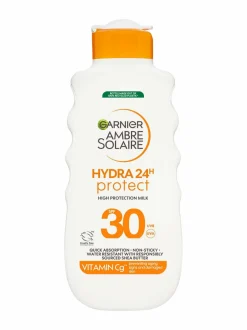 Aurinkotuotteet-Garnier Ambre Solaire Hydra 24H Protect Sun Protecting Milk SPF30 -aurinkosuojaemulsio 175 ml