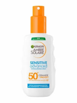 Aurinkotuotteet-Garnier Ambre Solaire Sensitive Advanced Protection Spray Adults SPF50+ -aurinkosuojasuihke