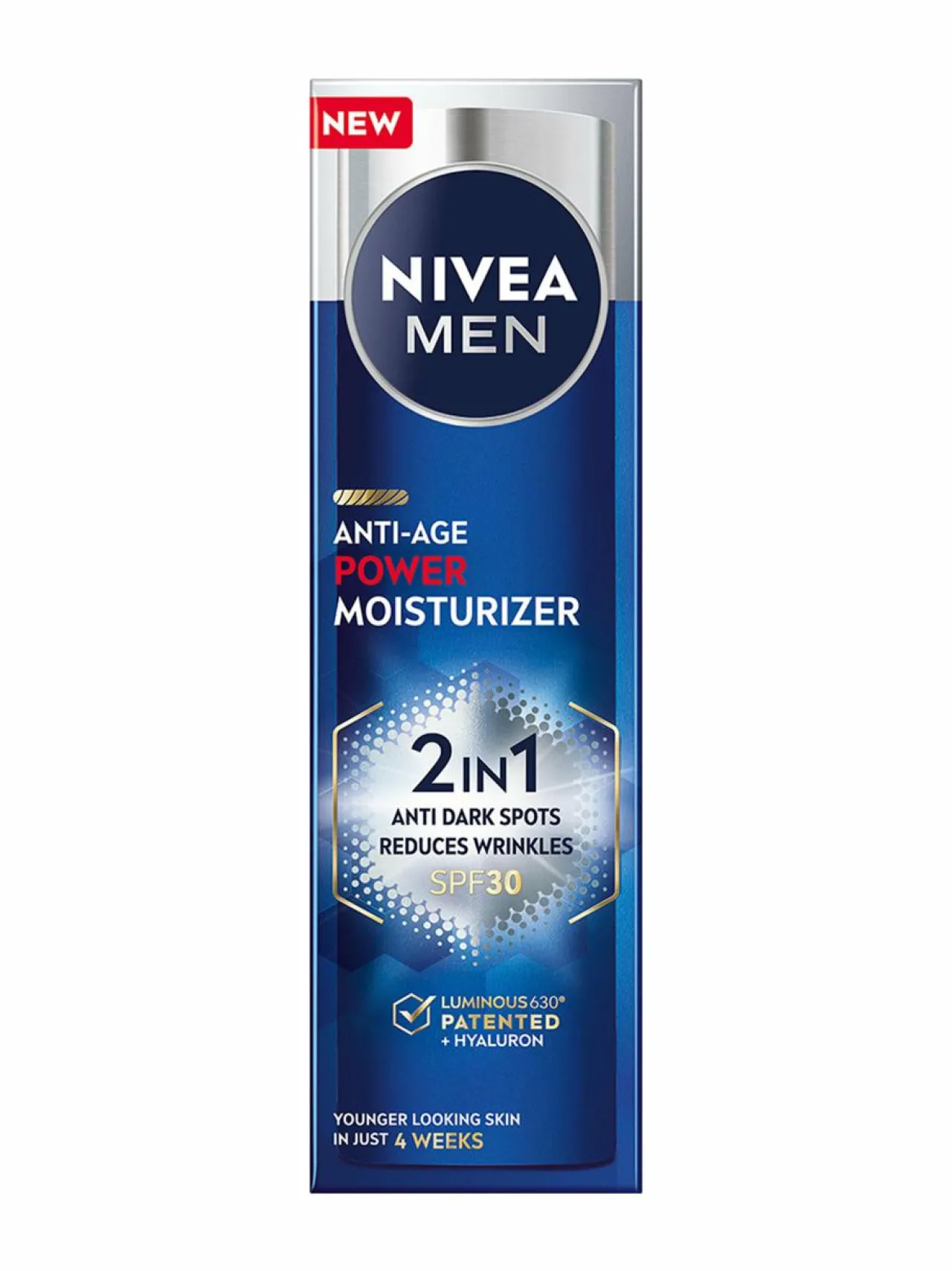 Kasvojenhoito-NIVEA MEN Anti-Age 2in1 Power Moisturizer -kasvovoide, 50ml