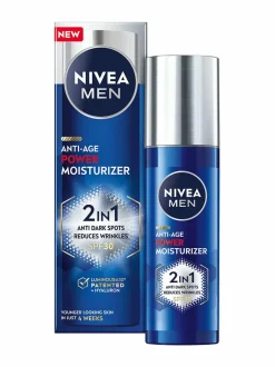 Kasvojenhoito-NIVEA MEN Anti-Age 2in1 Power Moisturizer -kasvovoide, 50ml