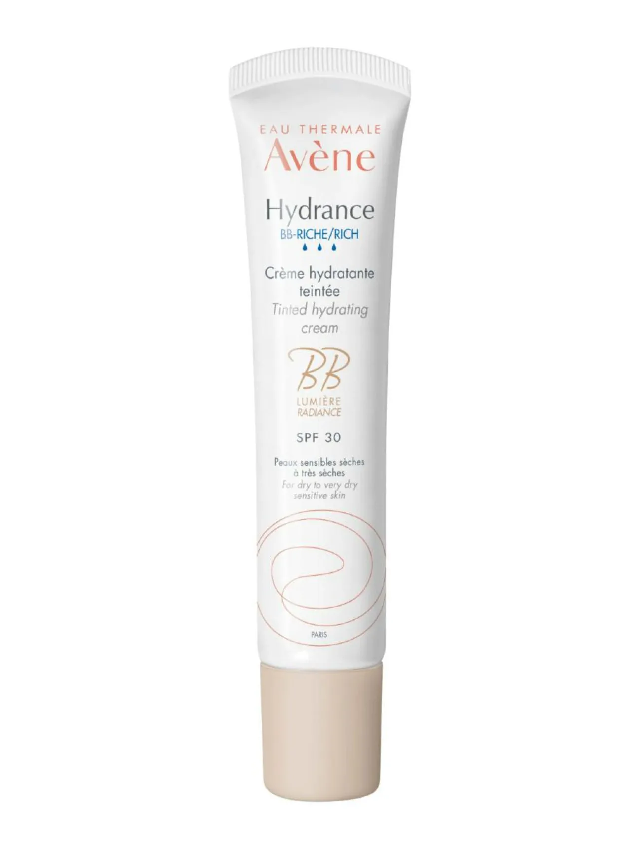 Ihonhoito-Avène Hydrance BB-Rich Tinted Hydrating cream -sävyttävä päivävoide, 40 ml