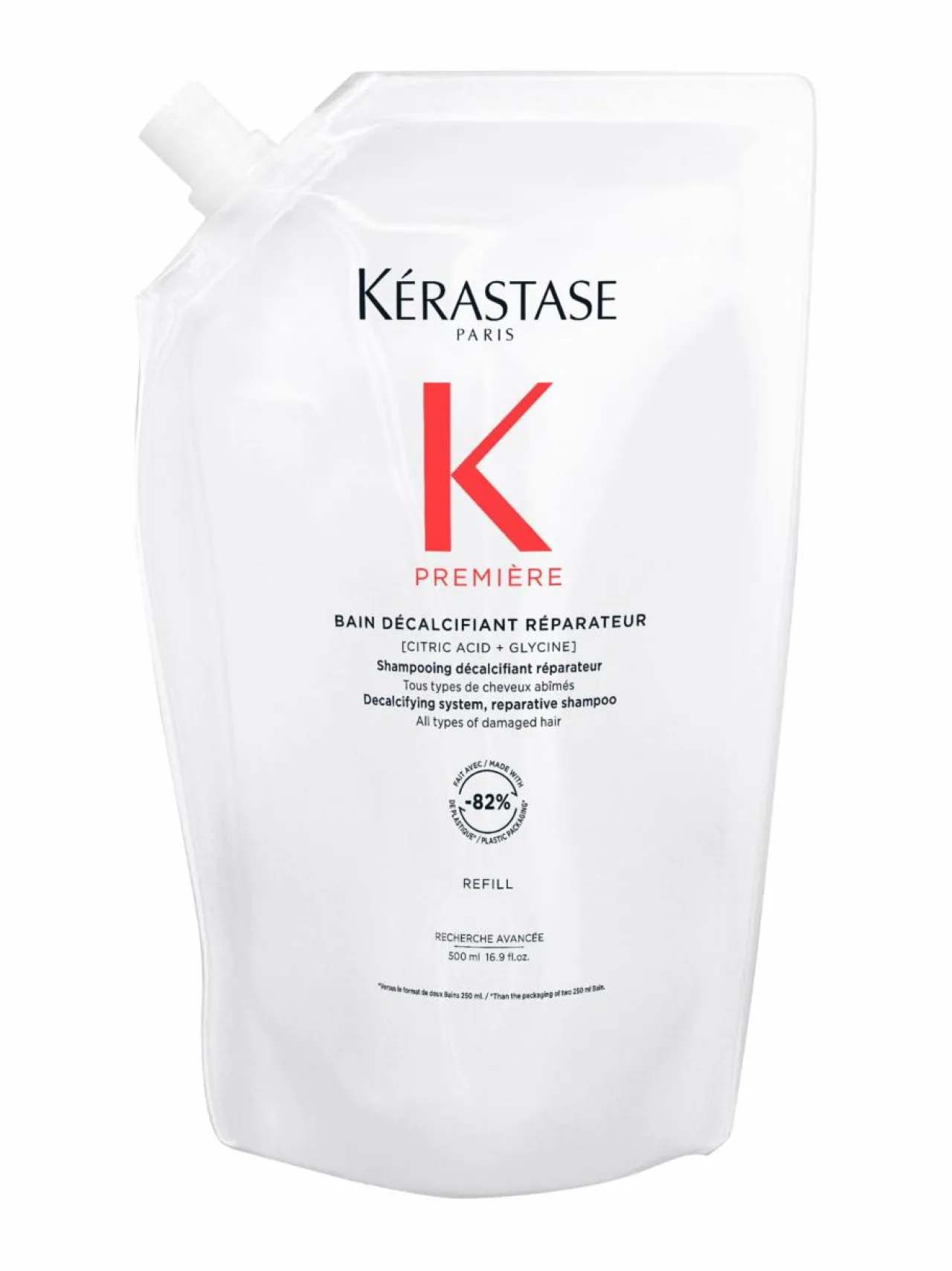 Hiustenhoitotuotteet-Kerastase Bain Décalcifiant Réparateur Refil -korjaava shampoo, täyttöpakkaus, 500ml