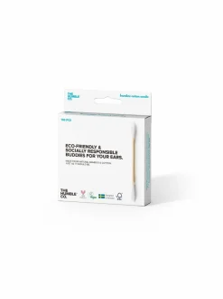 Hygieniatuotteet-Humble Brush Bambu Cotton Stick -vanupuikko 100 kpl