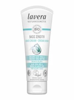 Vartalonhoito|Vartalonhoito-Lavera Basis Sensitive Hand Cream -käsivoide 75 ml