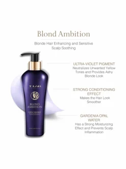 Hiustenhoito-T-LAB Professional Blond Ambition Purple Treatment -hopeahoitoaine 300ml