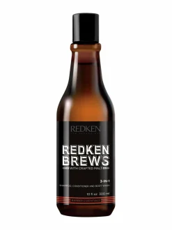 Hiustenhoito-Redken Brews 3-in-1 -shampoo 300 ml