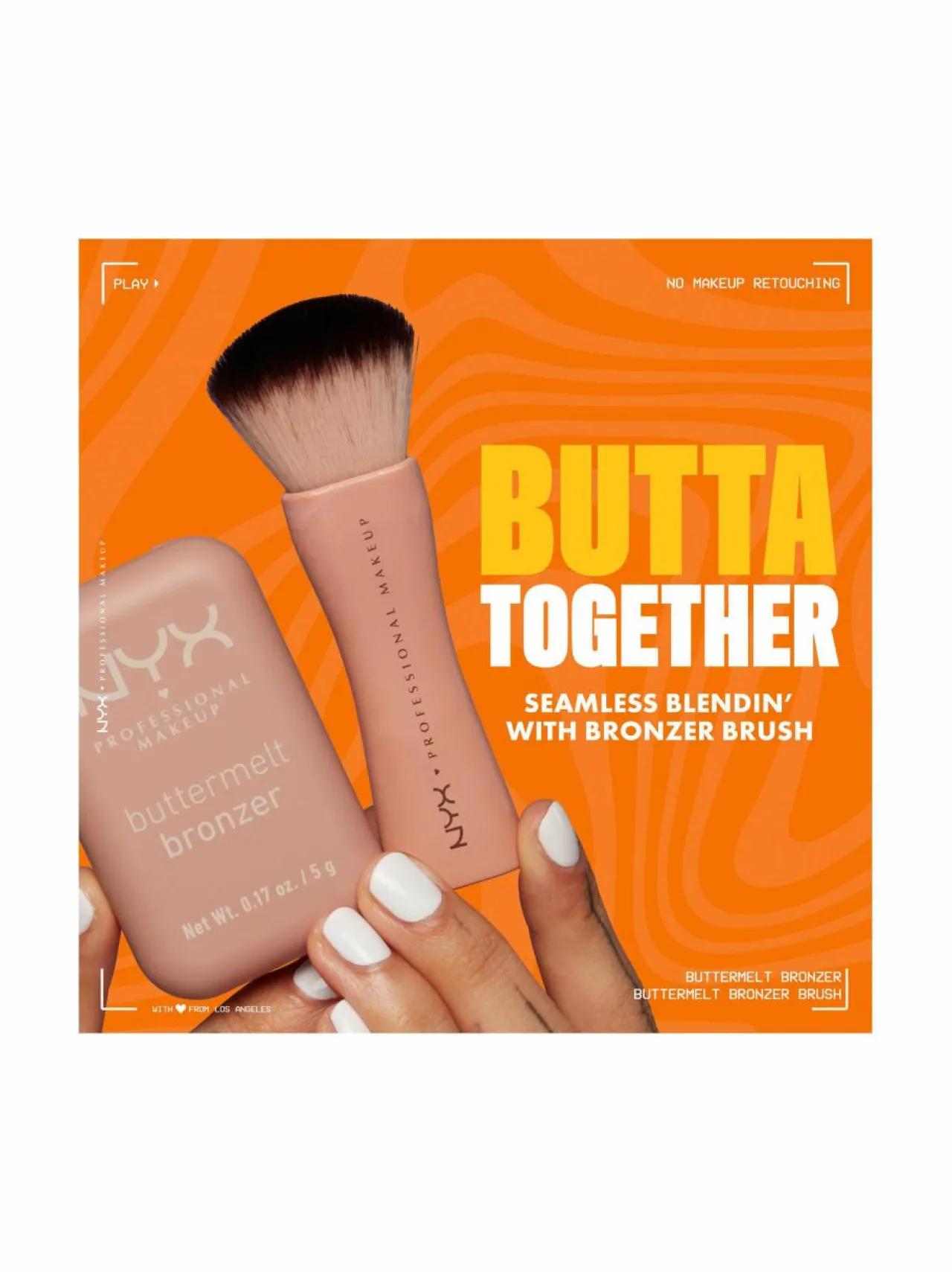 Kasvot-NYX Professional Makeup Buttermelt Bronzer -aurinkopuuteri