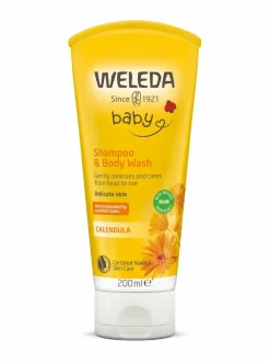 Vartalonhoito|Vartalonhoito-Weleda Calendula Shampoo & Body Wash -suihkuvoide 200 ml