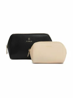 Toiletti- & Meikkilaukut-Furla Camelia M -meikkilaukku BBR00 NERO+BALLERINA