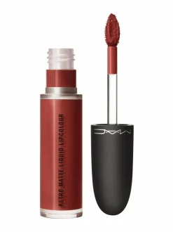 Huulet-MAC Chili & Crew Retro Matte Liquid Lipcolour -nestemäinen huulipuna CHILI ADDICT