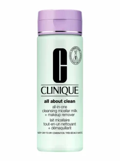 Kasvojenhoito-Clinique All-in-One Cleansing Micellar Milk + Makeup Remover 1 & 2 -meikinpuhdistusaine 200 ml GREEN