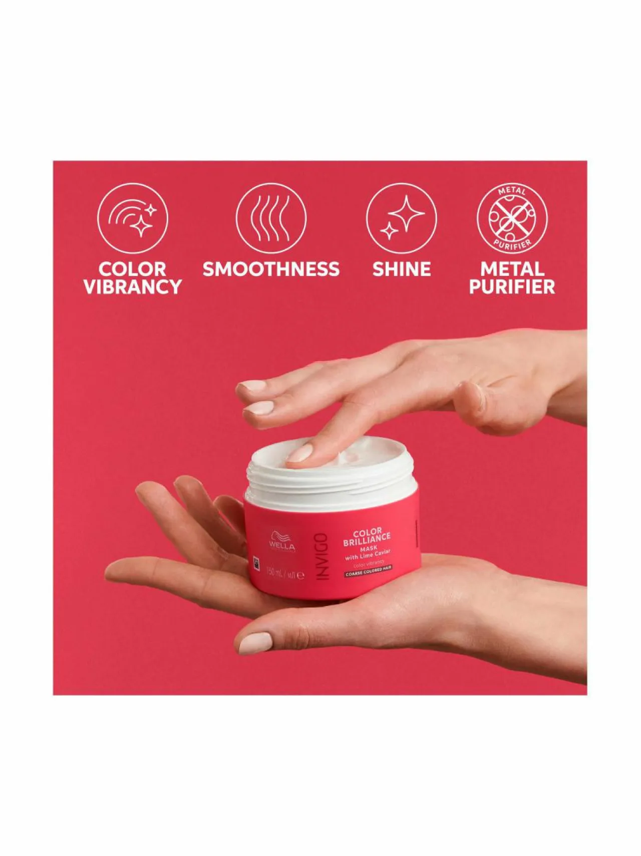 Hiustenhoitotuotteet-Wella Invigo Color Brilliance Mask Coarse -hiusnaamio
