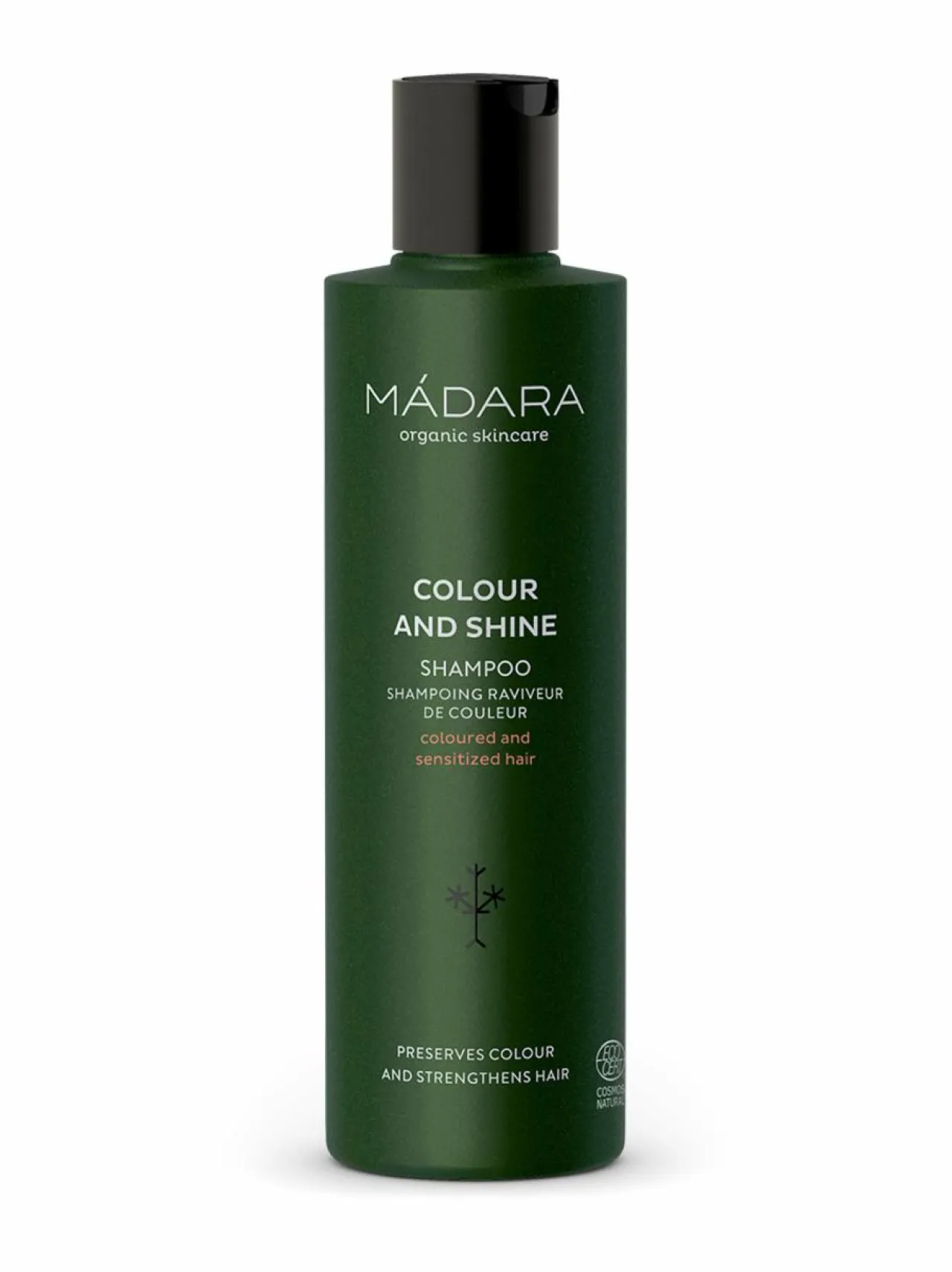 Hiustenhoito-Madara Colour and Shine -shampoo värjätyille hiuksille 250 ml