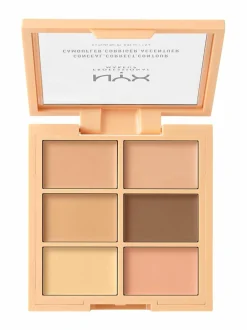 Kasvot-NYX Professional Makeup Conceal, Correct, Contour Palette -contour-paletti 01 LIGHT