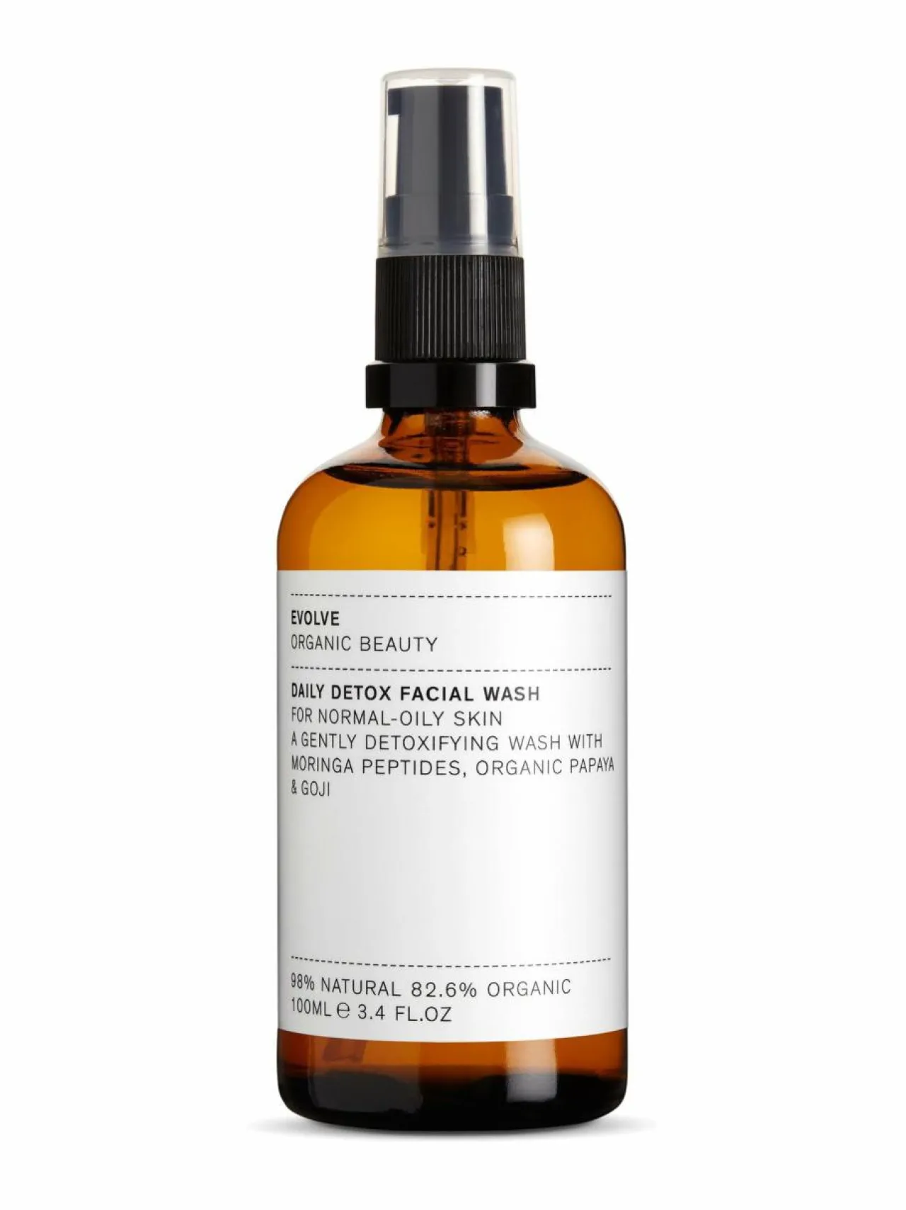 Kasvojenhoito-Evolve Daily Detox Facial Wash -puhdistusgeeli 100 ml