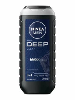 Vartalonhoito|Vartalonhoito-NIVEA MEN Deep Shower Gel -suihkugeeli, 250ml