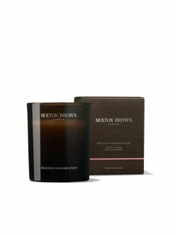 Tuoksupakkaukset-Molton Brown Delicious Rhubarb & Rose Luxury Candle -tuoksukynttilä