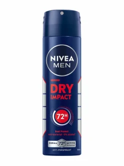 Deodorantit-NIVEA MEN Dry Impact Deo Spray -antiperspirantti, 150ml