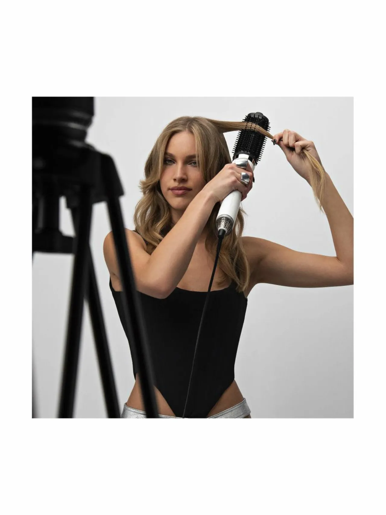 Hiustenhoitolaitteet-GHD Duet Blowdry 2-in-1-hiustenkuivaajaharja WHITE