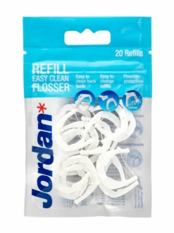 Erikoistuotteet-Jordan Easy Clean Flosser Refill Pack -hammaslanka 20 kpl