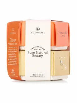 Kasvojenhoito-Luonkos Face & Body Glow Set -ihonhoitopakkaus