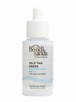 Aurinkotuotteet-Bondi Sands Face Drops Light/Medium -itseruskettavat tipat, 30 ml