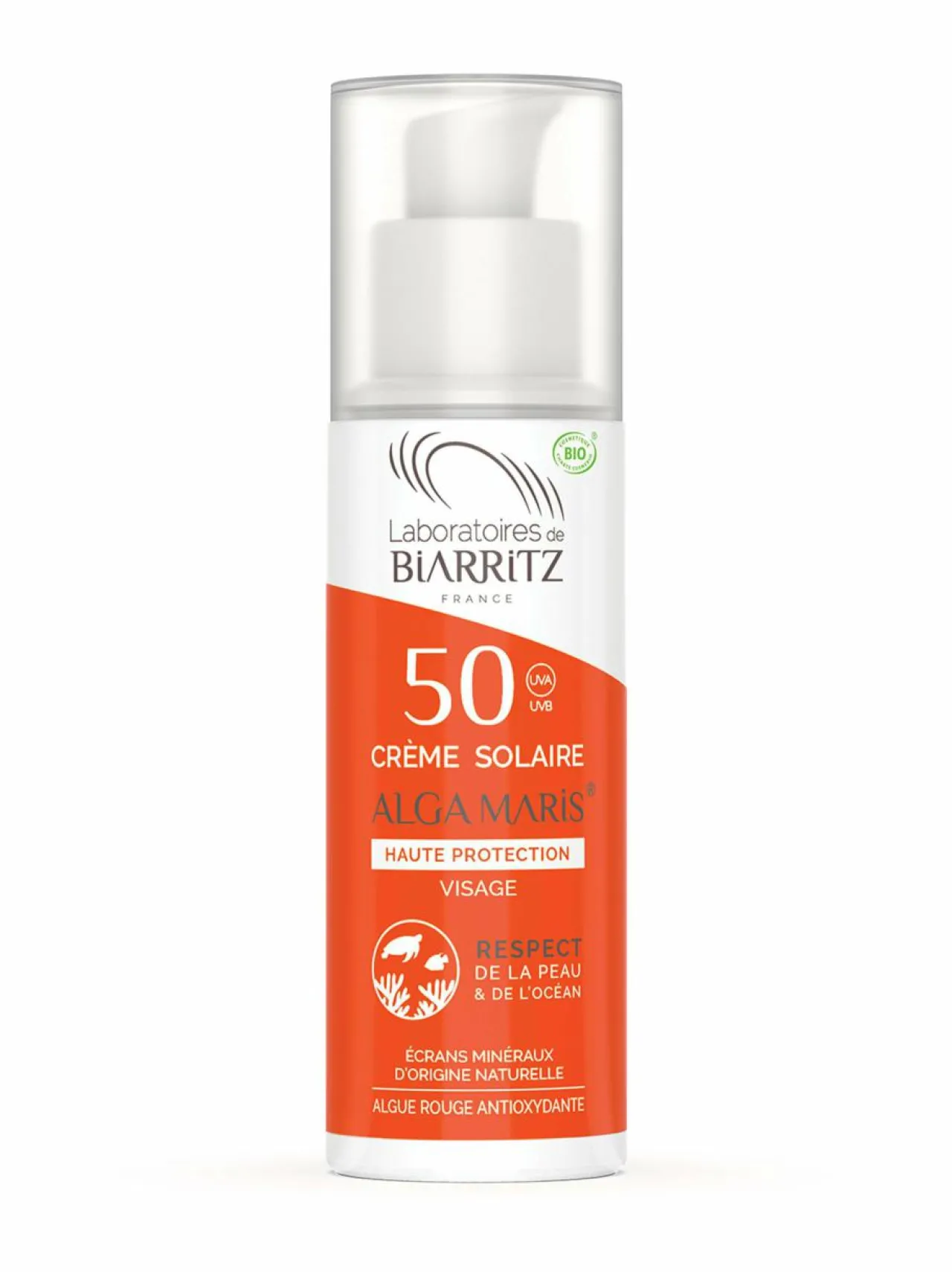Aurinkotuotteet|Aurinkotuotteet-Laboratoires de Biarritz Face Sunscreen SPF 50 -aurinkosuojavoide kasvoille 50 ml