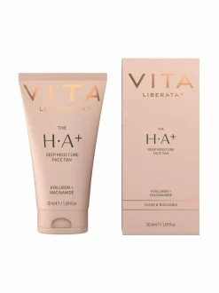 Kasvojenhoito|Aurinkotuotteet-Vita Liberata Face Tan with HA & Niacinamide -itseruskettava kasvovoide