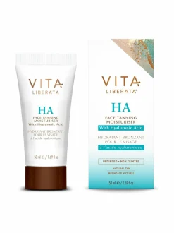 Aurinkotuotteet|Aurinkotuotteet-Vita Liberata Face tanning moisturiser with hyaluronic acid -itseruskettava kasvovoide