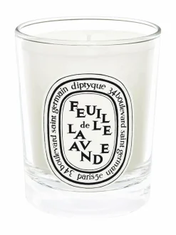 Naiset-Diptyque Feuille de Lavande -tuoksukynttilä 70 g WHITE