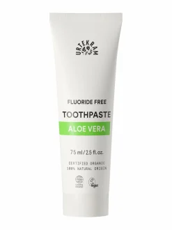 Hammastahnat|Suunhoito-Urtekram Fluoriton Aloe Vera -hammastahna 75 ml