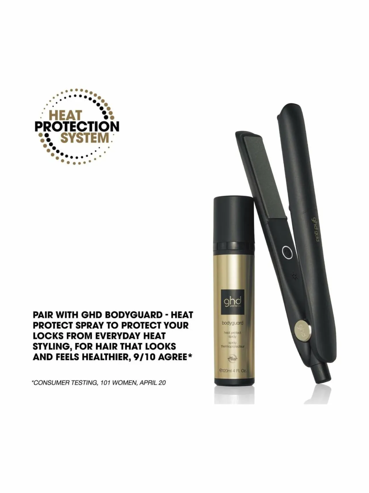 Hiustenhoitolaitteet-GHD Gold-muotoilurauta MUSTA