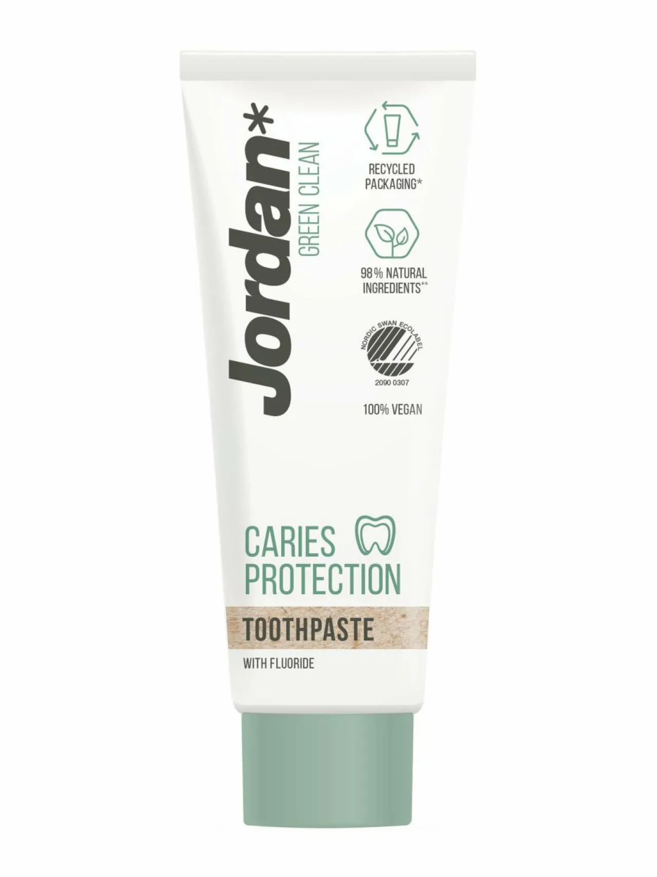 Hammastahnat-Jordan Green Clean Caries Protection Toothpaste -hammastahna 75 ml