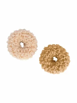 Hiustarvikkeet-Ibero Hair Tie Fluffy -hiuslenkki, 2kpl BEIGE