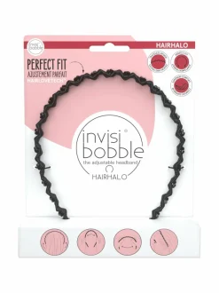Hiustarvikkeet-Invisibobble HAIRHALO True Dark Sparkle -hiuspanta MUSTA