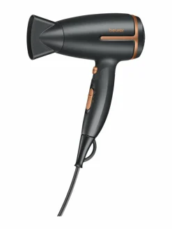Hiustenhoitolaitteet-Beurer HC25 Travel Hair Dryer -matkahiustenkuivain BLACK