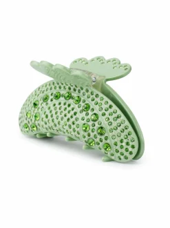 Hiustarvikkeet-Sui Ava Helen Bloom Middle -hiusklipsi GREEN