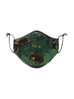 Kasvomaskit-Kowi Kowi Henri Rousseau Monkeys in the Jungle - Kasvomaski