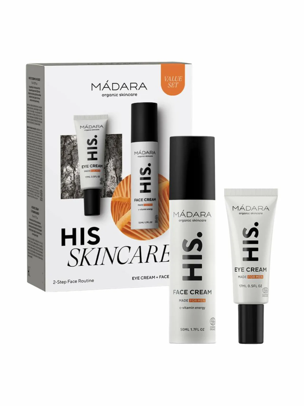 Lahjapakkaukset-Madara HIS Skincare 2-Step Skincare -ihonhoitopakkaus