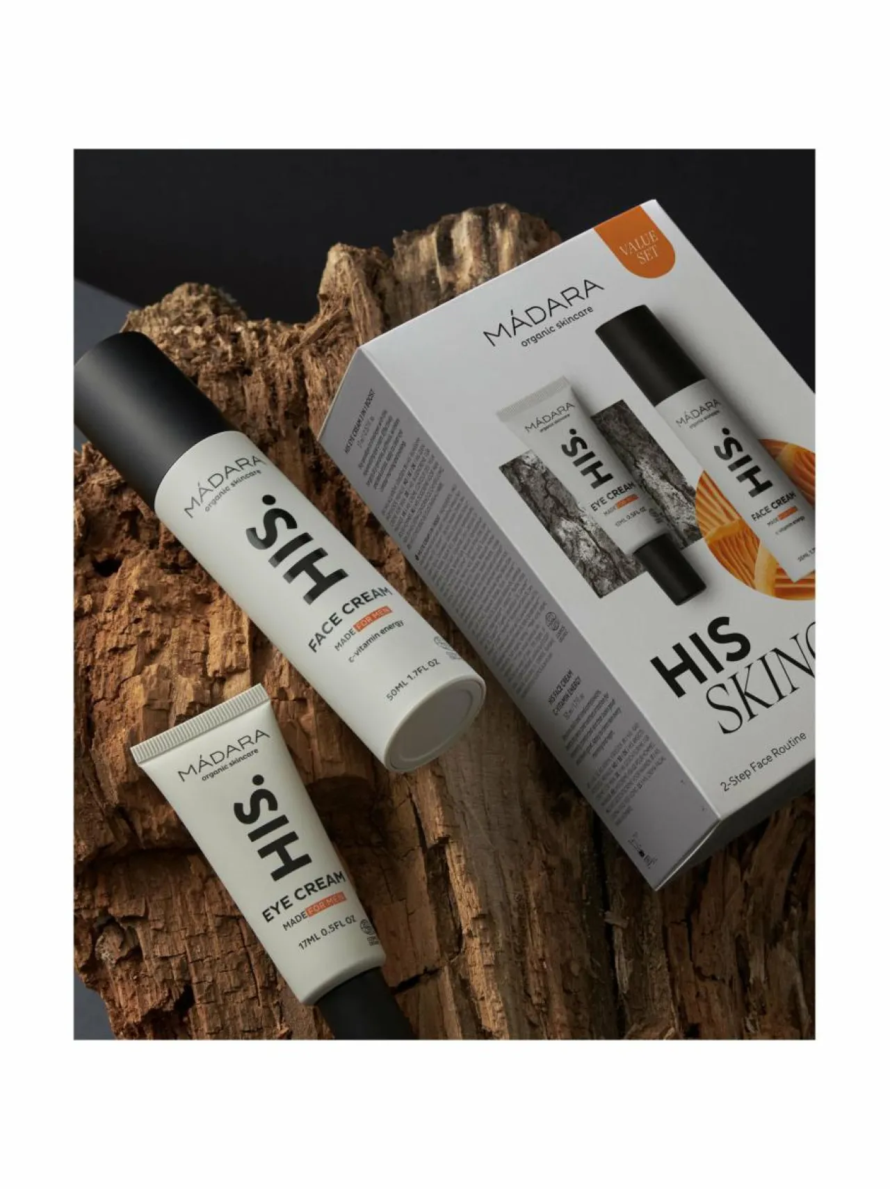 Lahjapakkaukset-Madara HIS Skincare 2-Step Skincare -ihonhoitopakkaus