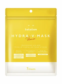 Kasvojenhoito-LuLuLun Hydra V-Mask Vitamin Sheet Mask -kangasnaamio, 7-pack