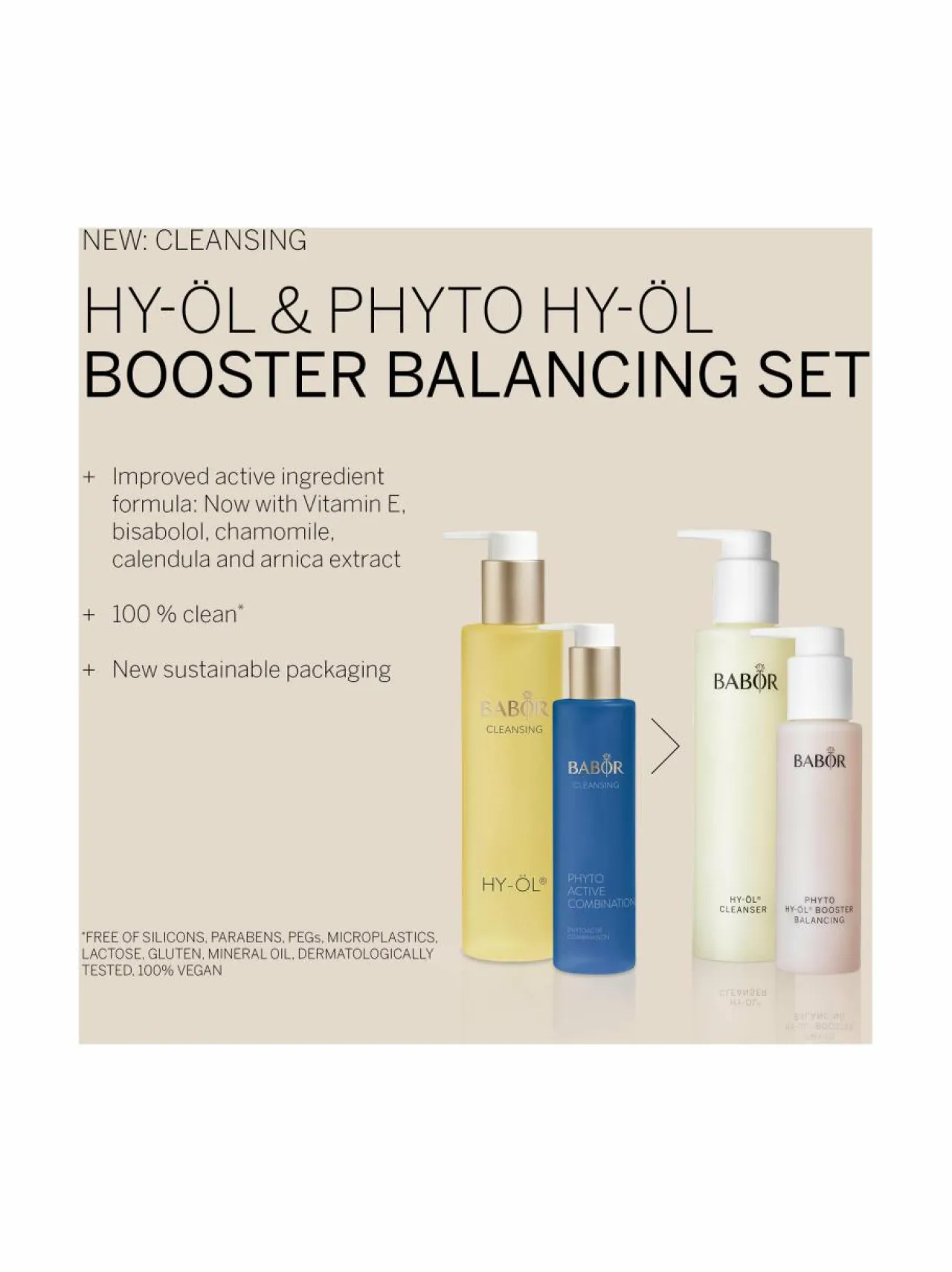 Ihonhoitopakkaukset-Babor HY-ÖL & Phyto HY-ÖL Booster Balancing Set -ihonhoitopakkaus