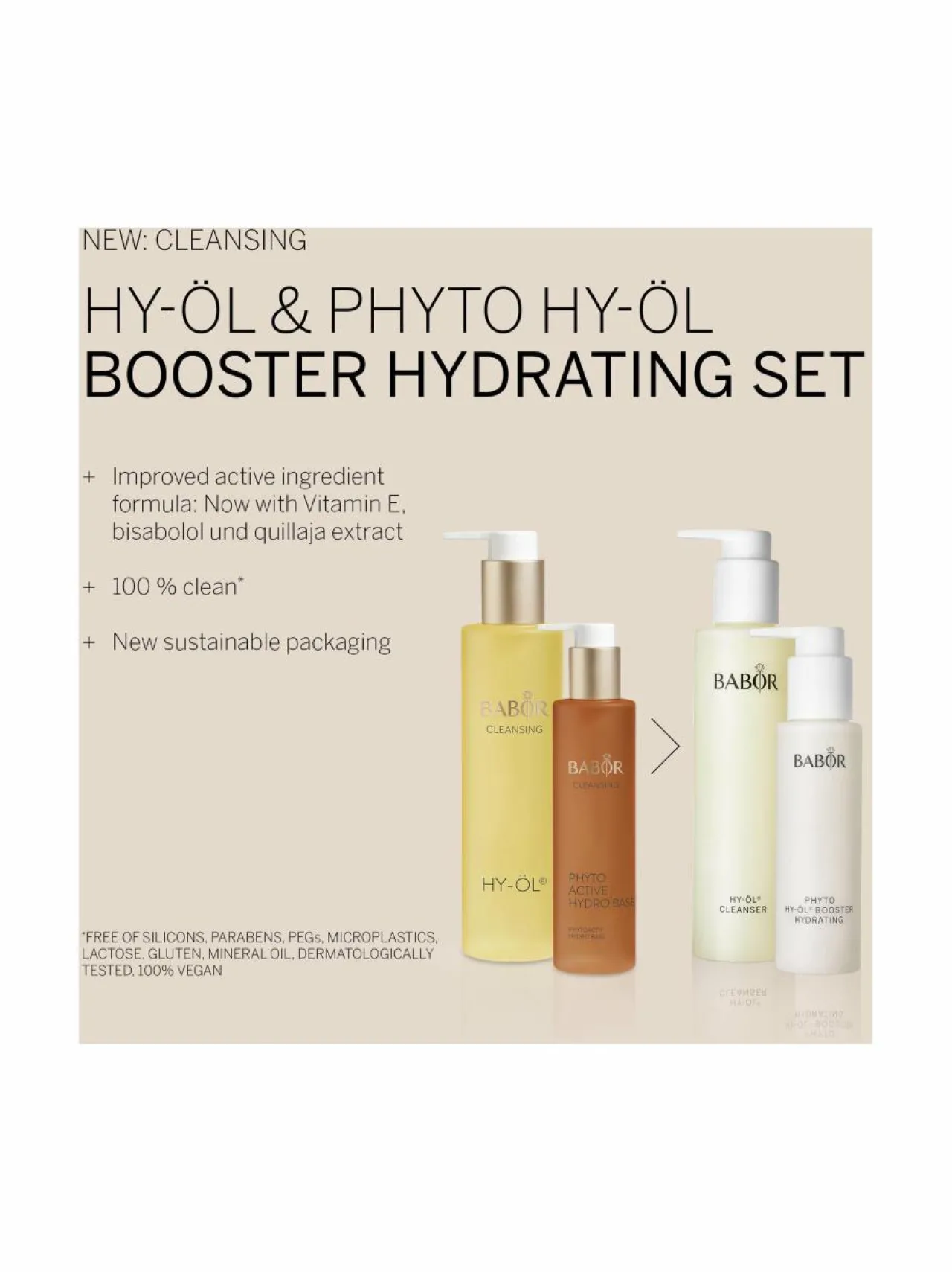 Ihonhoitopakkaukset-Babor HY-ÖL & Phyto HY-ÖL Booster Hydrating Set -ihonhoitopakkaus