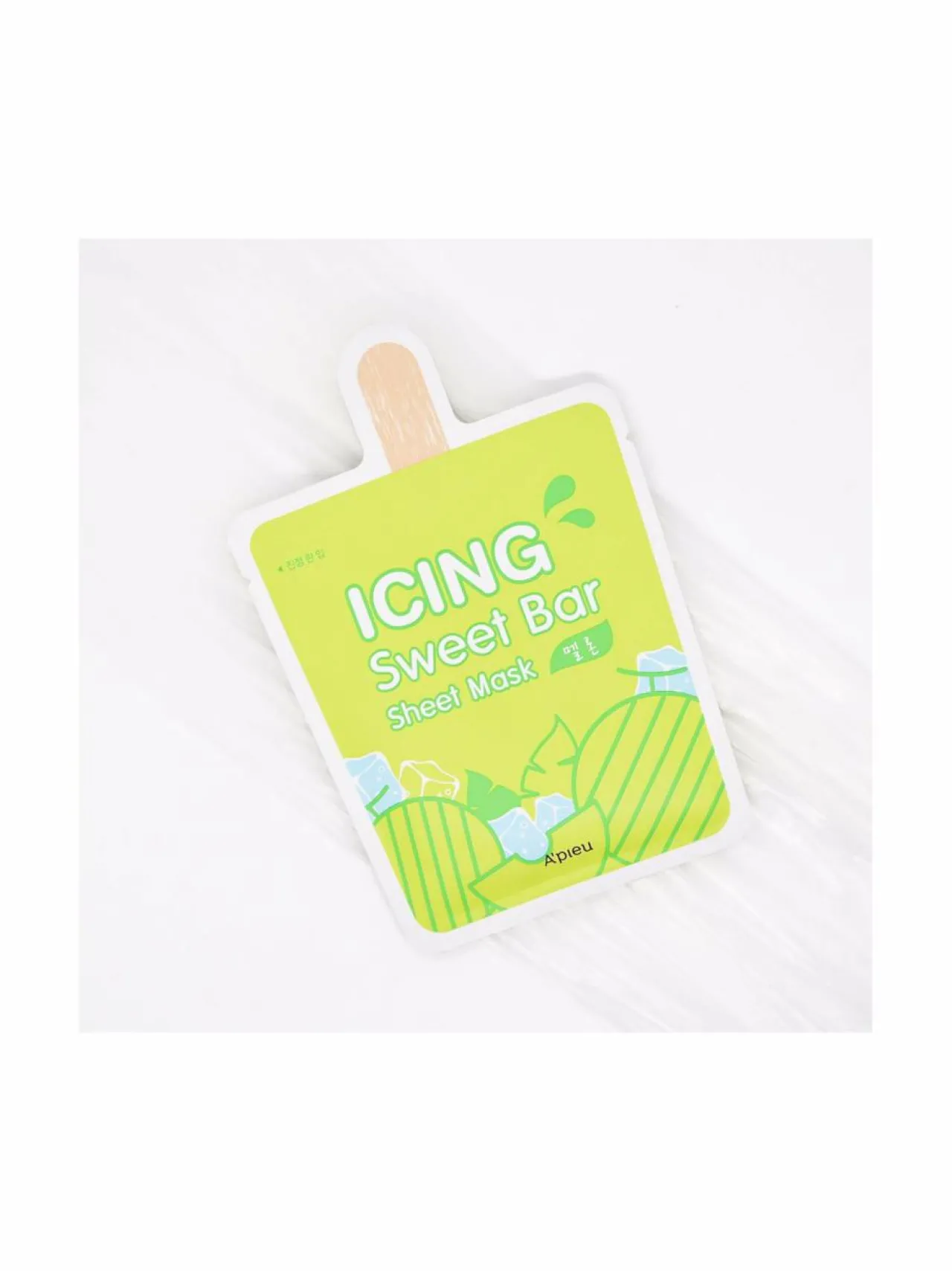Kasvojenhoito-A'PIEU Icing Sweet Bar Sheet Mask Melon -kangasnaamio
