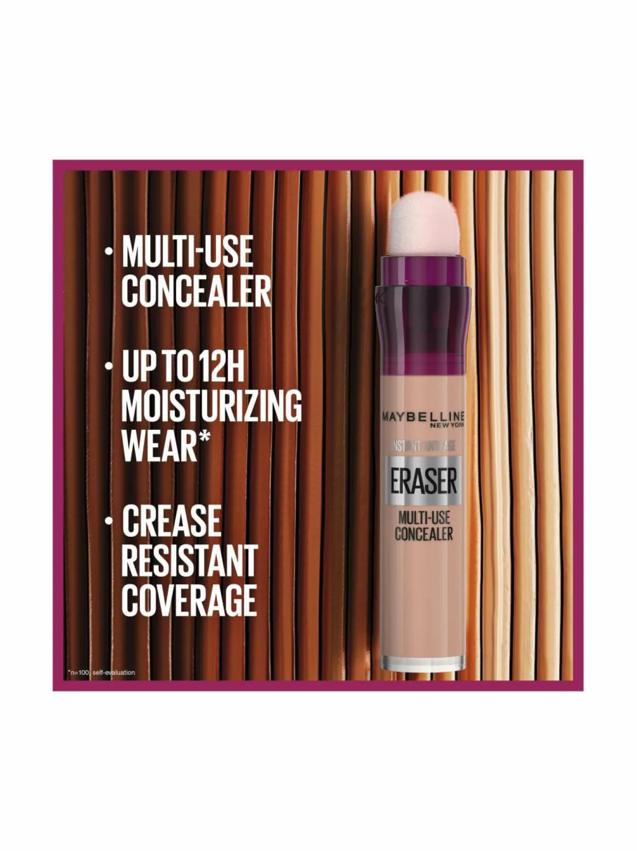 Kasvot-Maybelline Instant Eraser Concealer -peitevoide