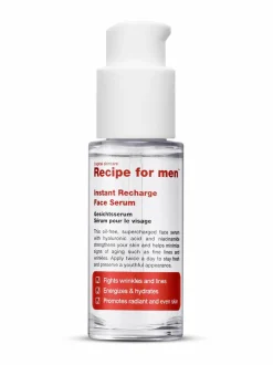 Kasvojenhoito-Recipe for men Instant Recharge Face Serum -kasvoseerumi