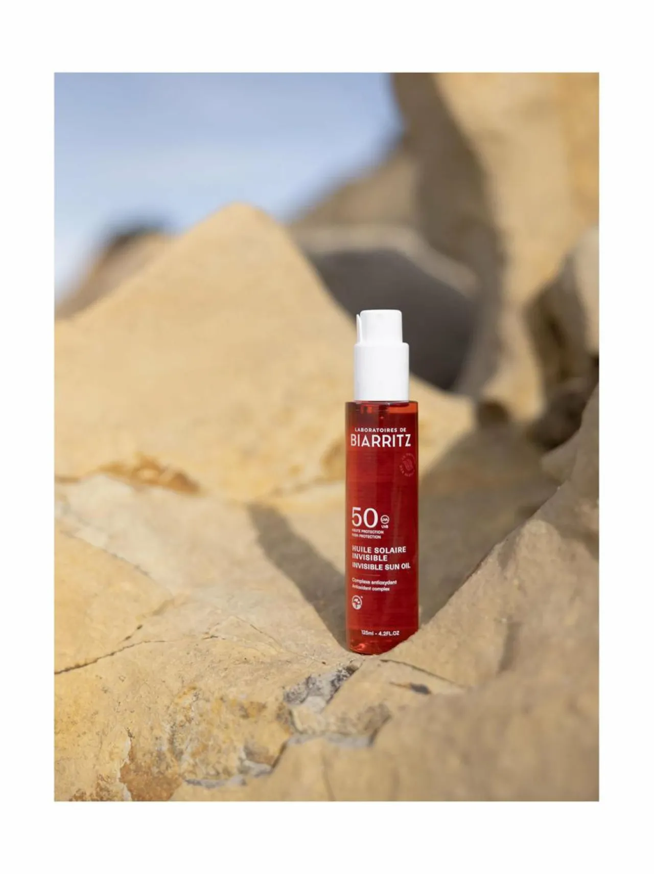Aurinkotuotteet-Laboratoires de Biarritz Invisible Sun Oil SPF50 -aurinkosuojaöljy